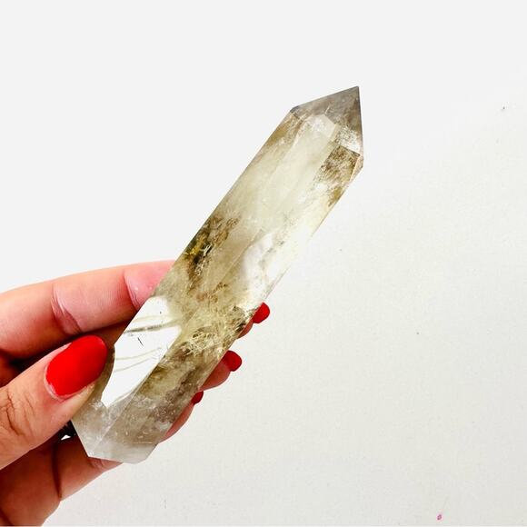 Citrine Polished Genuine 4.5” Crystal Point Boho Gypsy Meditation Yoga Gemstone - Picture 6 of 11